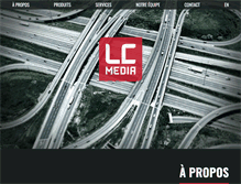 Tablet Screenshot of lcmedia.ca